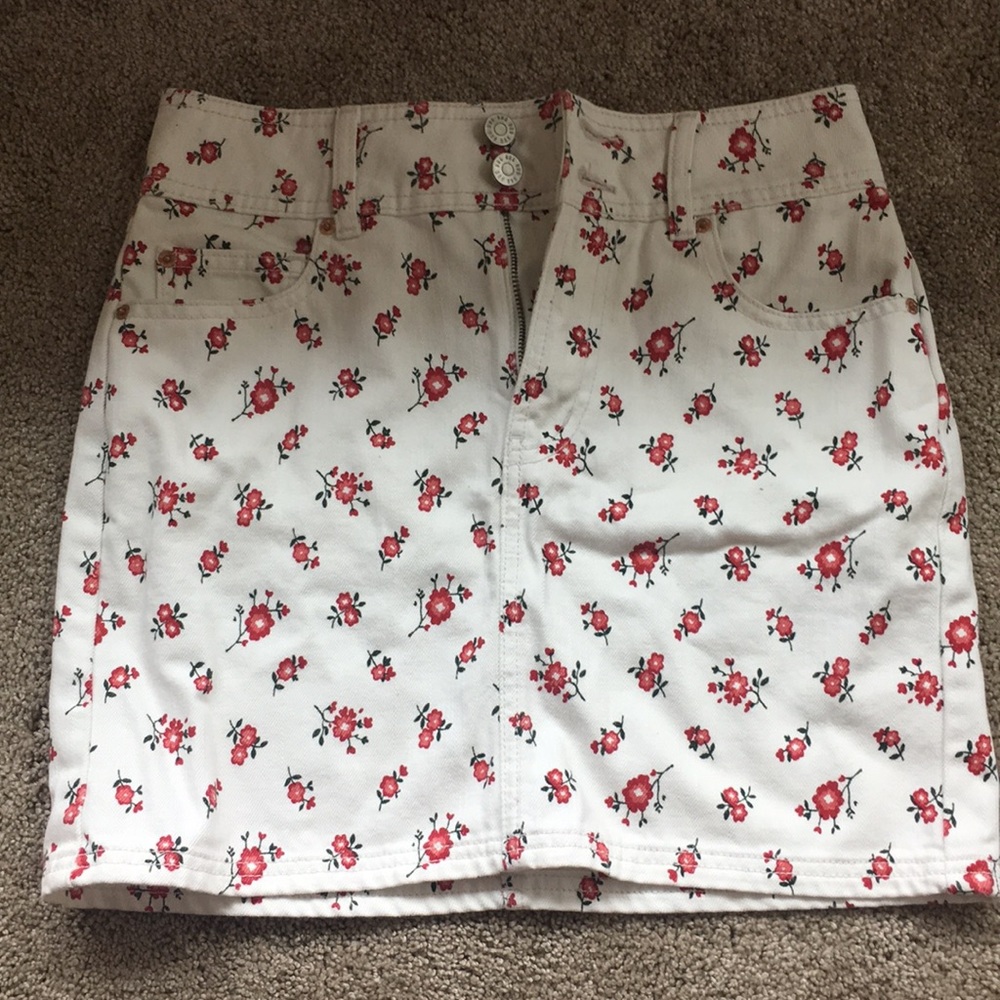 Floral print skirt from urban outfitters